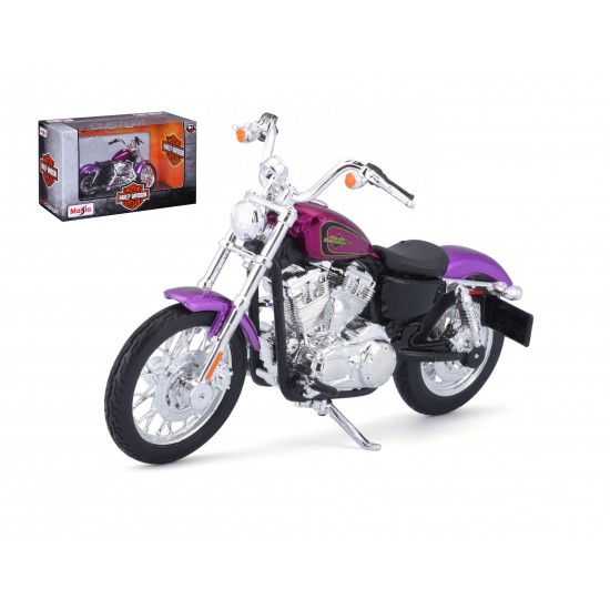Machetă moto Maisto [1:18] - Harley-Davidson XL 1200V SEVENTY-TWO 2013 - purple [set DCC-MAI31360-38-12] [GDJ-20-18864]